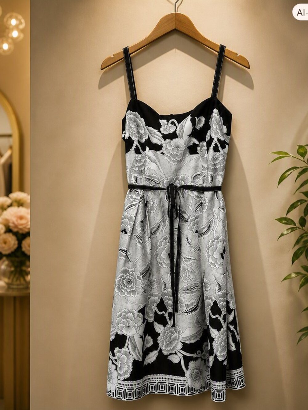 Ann Taylor Floral Cotton Dress Size 8
